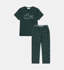Pyjama coton bicolore crocodile Lacoste