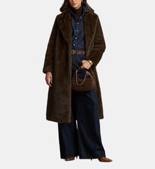 Manteau midi à la coupe structurée Lauren Ralph Lauren