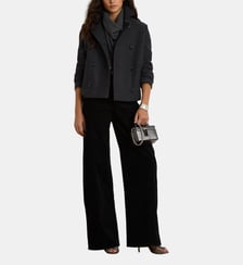 Manteau droit en laine mélangée Lauren Ralph Lauren