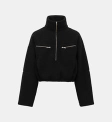 Sweat-shirt zippé à col montant LGN Louis Gabriel Nouchi