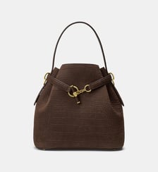 Sac à main en cuir effet crocodile Lauren Ralph Lauren