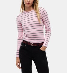 T-shirt slim manches longues coton stretch Tommy Hilfiger