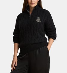 Pull à col camionneur zippé Lauren Ralph Lauren