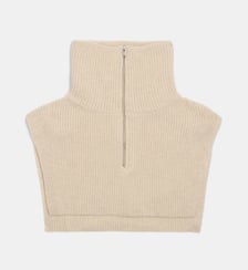 Plastron zippé en laine Aigle