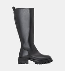 Bottes en cuir noir Memphis Mellow Yellow
