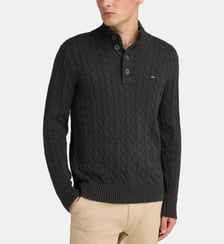 Pull col camionneur Honer Bouton torsadé Eden Park
