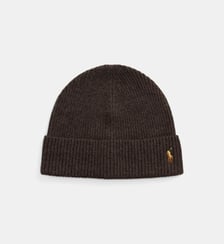 Bonnet en laine mélangée signature Polo Ralph Lauren