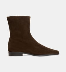 Bottines Maelis à bout carré cuir suède Bibi Lou