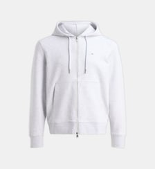 Sweat à capuche zippé en maille interlock Eden Park