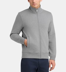 Sweat zippé à col montant Basic Fleece Eden Park