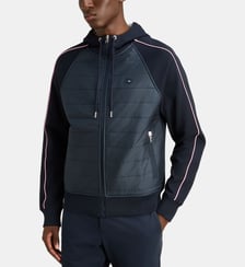 Sweat droit zippé à capuche Eden Park
