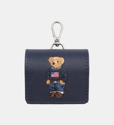 Porte-clés Airpod signature en cuir Polo Ralph Lauren