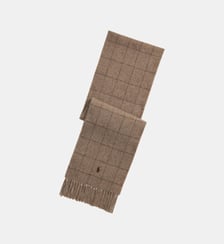 Echarpe à carreaux en laine mélangée signature Polo Ralph Lauren