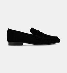 Mocassins Lyra à bout carré cuir suède Bibi Lou