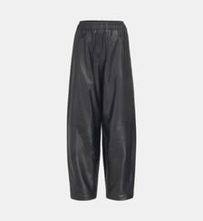 Pantalon ballon Oakdale cuir The Frankie Shop