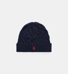 Bonnet en laine et cachemire torsadés Polo Ralph Lauren