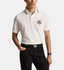 Polo droit en coton imprimé NY Polo Ralph Lauren