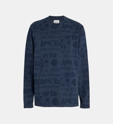 T-shirt effet sweat à manches longues Arte