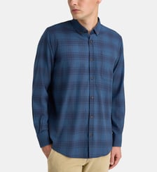 Chemise en flanelle de coton à col américain Armor-Lux