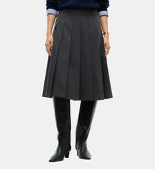 Jupe Midi Plissée Pleat Tommy Hilfiger