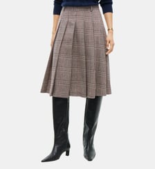 Jupe midi plissée texturée Tommy Hilfiger