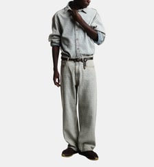 Jean droit en denim signature Emporio Armani
