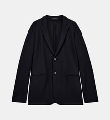 Blazer droit en polyamide Emporio Armani