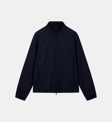 Sweat droit col montant zippé Emporio Armani