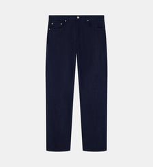 Jean droit en coton mélangé signature Emporio Armani