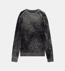 Pull droit en laine et cachemire Emporio Armani