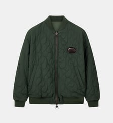 Blouson droit réversible signature Emporio Armani