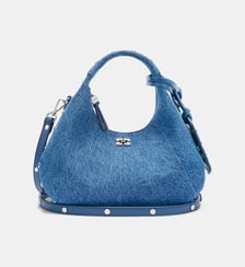 Sac à main signature en coton Ganni