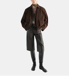 Veste boxy en twill de coton Lemaire