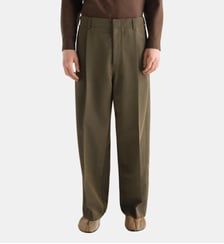 Pantalon Single-pleat Tailored en laine Lemaire