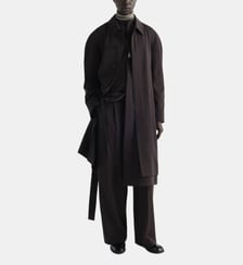 Pardessus ceinturé Belted Overcoat Lemaire