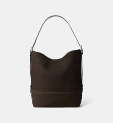 Sac cabas Belted Tote en nubuck Lemaire