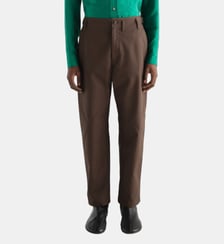 Pantalon tapered en coton Lemaire