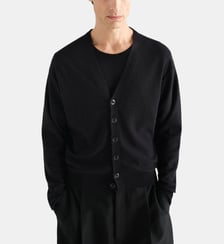 Cardigan Relaxed Twisted en laine Lemaire