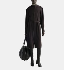 Robe en laine ceinturée Lemaire