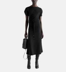 Robe longue en coton ceinturée  Lemaire