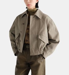 Blouson court en coton Lemaire