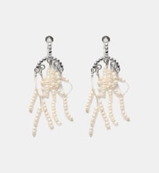 Boucles d'oreilles pendantes Short Glass Bead Tassel Lemaire