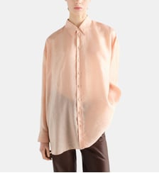 Chemise drapée en cupro Lemaire