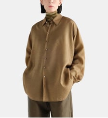 Chemise drapée en cupro Lemaire