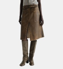 Jupes workwear en denim Lemaire