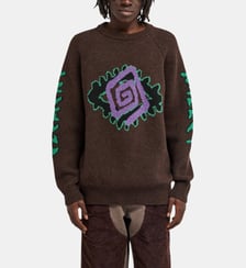 Pull ample motif jacquard fantaisie Element
