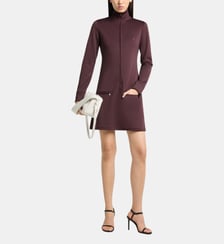Mini robe tracksuit zippée Courrèges
