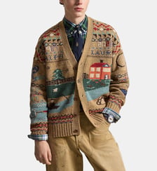 Cardigan pittoresque Relaxed Fit laine Polo Ralph Lauren
