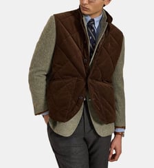 Gilet en velours côtelé matelassé Polo Ralph Lauren