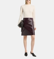 Pull ajusté en laine Courrèges